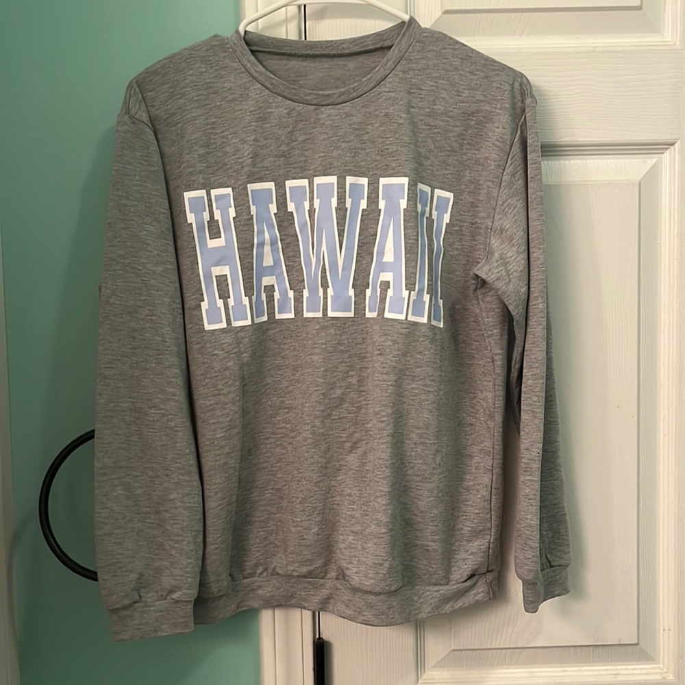 Grey Hawaii sweatshirt